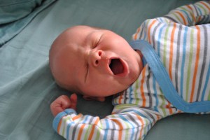 This is our son when he was just a few days old. “I don't know what's more exhausting about parenting: the getting up early, or acting like you know what you're doing.” ― Jim Gaffigan, Dad Is Fat